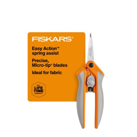 Fiskars RazorEdge Micro-Tip Easy Action Scissors - 6" - Stainless Steel Fabric Scissors - - Image 2